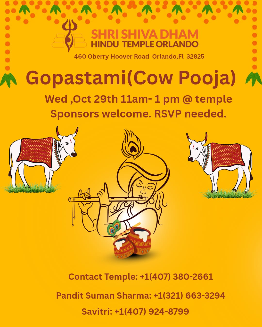 Gopastami (Cow Pooja)