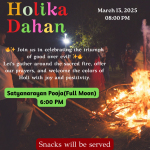 Holika Dahan & Satyanarayan Pooja