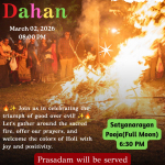 Holika Dahan & Satyanarayan Pooja