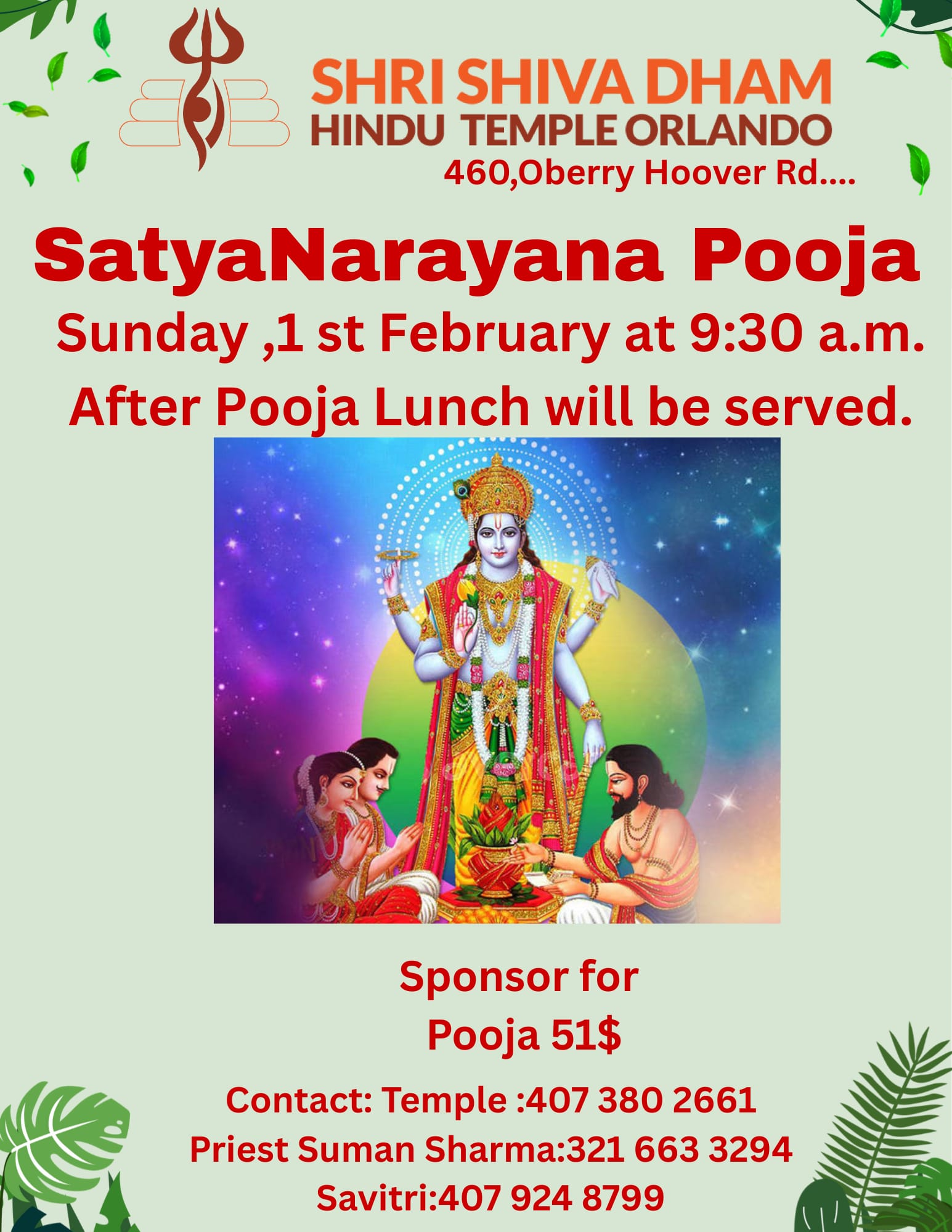 SatyaNarayana Pooja